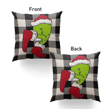 Grinch Merry Christmas pillowcase 18x18 inches