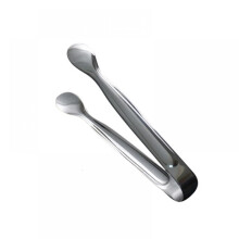 Suikertang, ijstang, mini serveertang van roestvrij staal, tang voor hapjes, kleine keukentang voor theekransjes, koffiebar, keuken, 12 cm