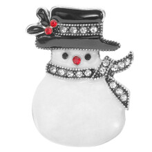 Christmas snowman brooch lapel pin 1 piece