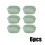 Silicone Air Fryer Baking Tray 6 PCS 1