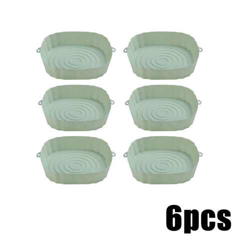 Silicone Air Fryer Baking Tray 6 PCS