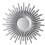 Wall-Mounted Vintage Round Mirror Silver 25cm 1