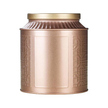Round tea tin can 500g empty sealed container