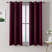 Cuirtíní Dorcha Grommet 42x63 orlach Tacar de 2