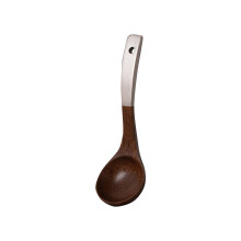 Wooden cooking spoons set with holder 3 pcs