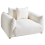 Beliani Armchair LUVOS Boucle Off-White 4