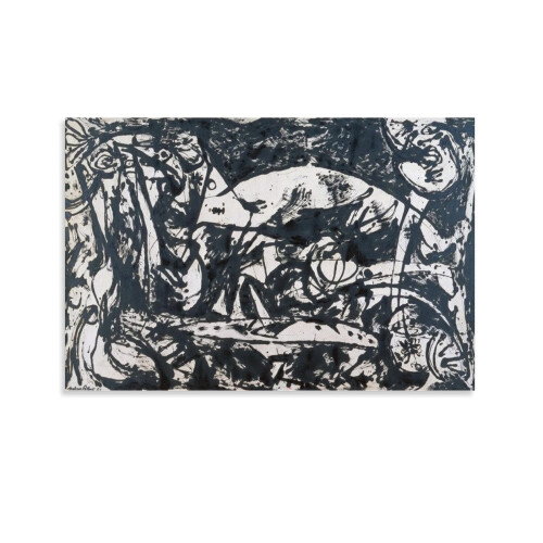 Jackson Pollock Abstract Expressionisme Canvasprint 12x18