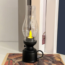 Lot de 2 lampes à pétrole LED pour chevaux PAVEOS