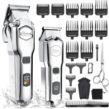 Share Hatteker Hair Clipper & Trimmer Set for Men Beard Trimmer Hair Cutting Kit IPX7