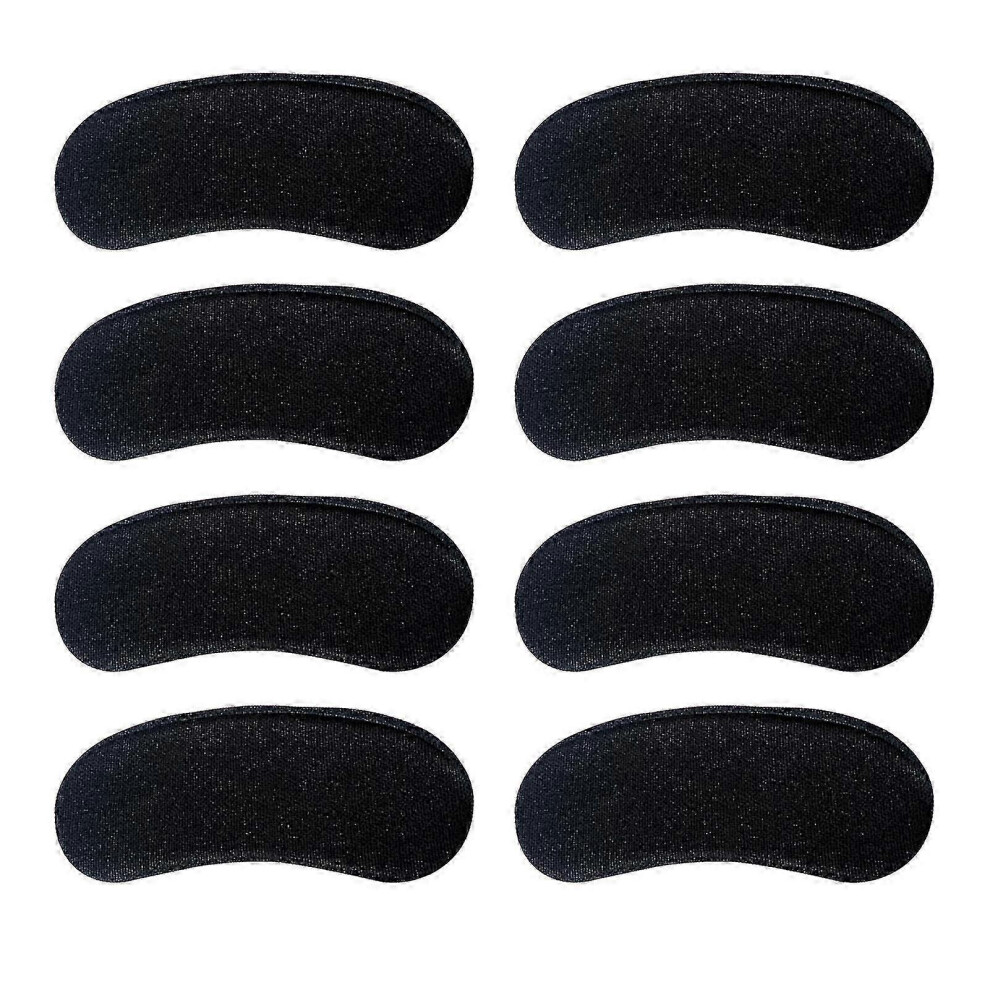 Black Heel Grips For Shoes 8 Pairs Sponge Self Adhesive Anti Blisters Shoe Inserts Liners For High Heels Trainers Flats Leather Shoes