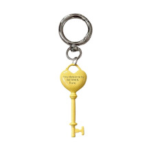 Herzförmiger Schlüsselanhänger aus Metalllegierung in 8 Farben für Jahrestag, Valentinstag, Geschenk