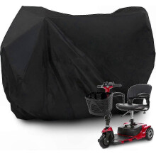 Mobility Scooter and Wheelchair Cover Waterproof Heavy Duty Tear Resistant 190*71*117CM 3 Sizes Rain Sun Dust Protection