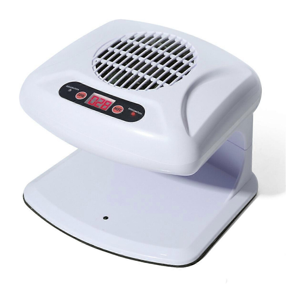 Nail Dryer for Regular Polish 300W Cold Air Drying Fan with Auto Sensor EU Plug White for Salon Home Manicure Use