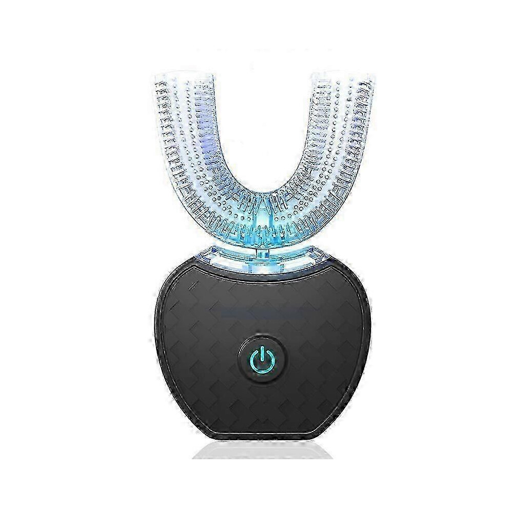 U-Shaped Electric Toothbrush for Adults with Ultrasonic Teeth Cleaning Whitening Flosser Function Full Tooth Coverage