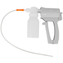 Handmatige sputumaspirator TX-02 met negatieve druk, wit, draagbaar, 150 ml reservoir, geschikt voor thuisgebruik, ouderen, eerste hulp.