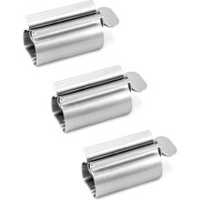 Abrazadera para tubos de acero inoxidable, dispensador de pasta de dientes y cosméticos, comprime completamente para evitar desperdicios