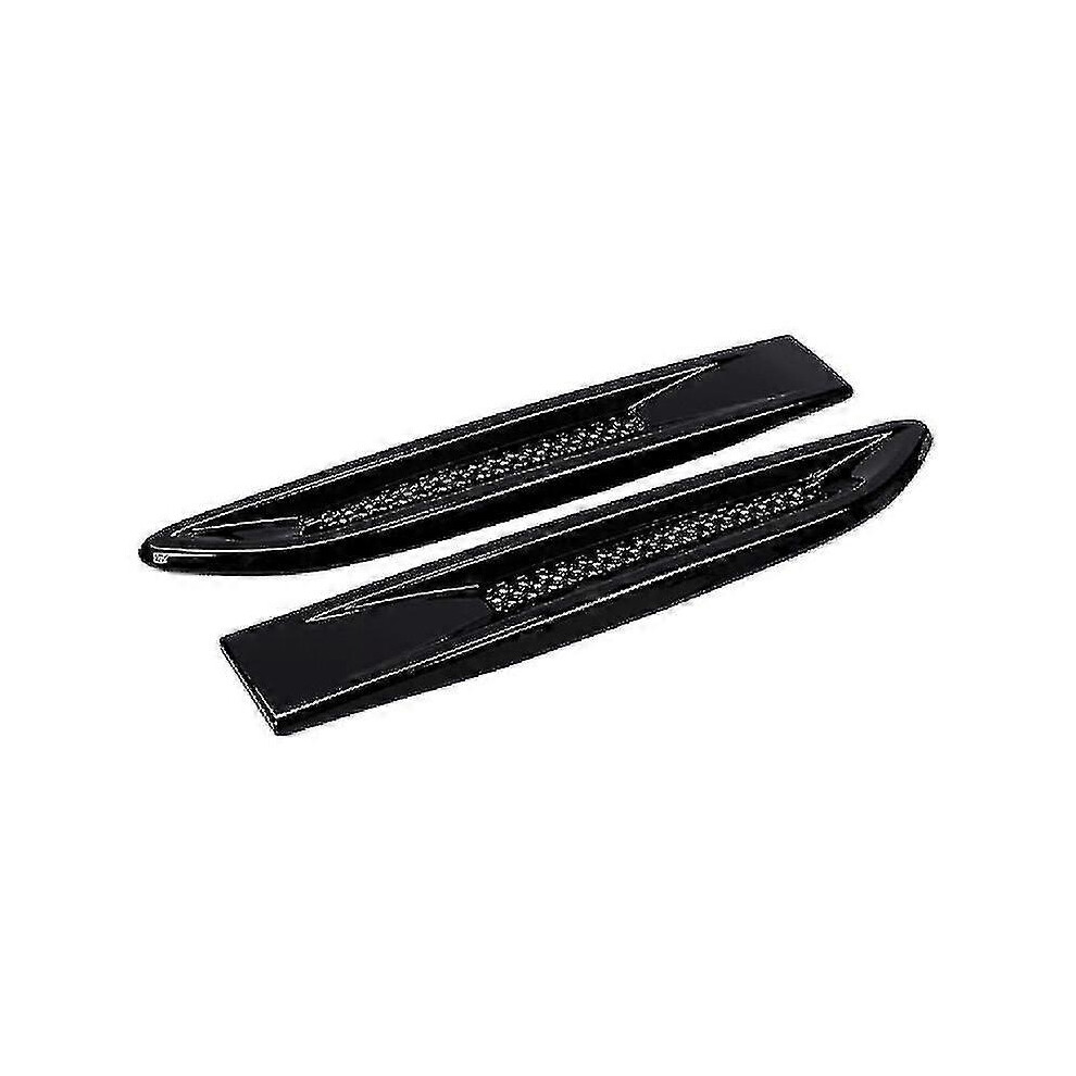 Side Fender Compatible With Jaguar Xf Xfl Xe F-Pace, Abs Direct Clip-On Installation Black 6966168005803