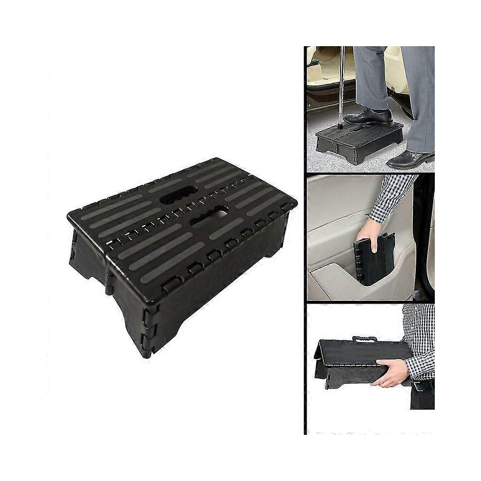 Folding Step Stool 300 Lbs Capacity Non-Slip Portable For Car Bathtub Doorway 6966168004370