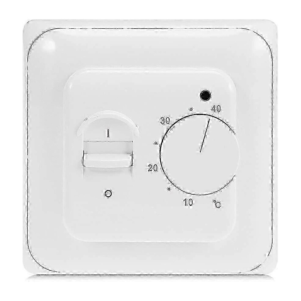 Mechanical Floor Heating Thermostat With Led Display, 3M Probe, 220V 16A, Wall Mounted For Underfloor Heating Control 6966168003588