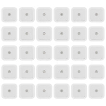 Electrodos de hidrogel 4x4 cm, autoadhesivos y reutilizables, compatibles con máquinas de fisioterapia de frecuencia media