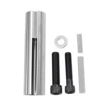 Krukasbusadapter, gelegeerd staal, 1" tot 1-1/8" binnendiameter, verlengde lengte 1,5", 1/4" spiebaan