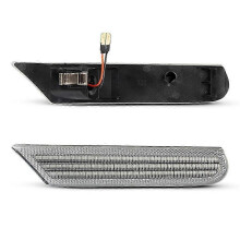 luci di posizione laterali a LED compatibili con Porsche Boxster 986 996 911 1996-2004, in ABS, colore nero fumé.
