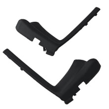 2 kpl etutuulilasin sivusuojaa, yhteensopiva Toyota Yaris Vitz NSP130 2004-2017 mustan muovisen tiivisteen kanssa