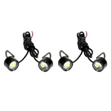 pezzi Luce LED Eagle Eye per moto bianca 12V 120LM SMD 5630 impermeabile in alluminio per specchietto retrovisore, luce diurna