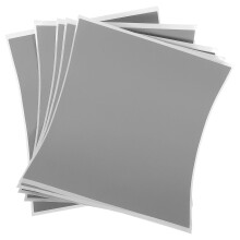 Raaputusarkkeja, 5 arkkia, harmaata paperia, 23,5 x 20 cm, tee-se-itse-raaputusarpoihin, luokkapalkintoihin, juhliin, koti- ja toimistokäyttöön