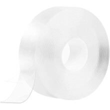 Dwustronna przezroczysta taśma akrylowa 5m x 3cm zdejmowana wielokrotnego użytku do montażu na ścianach