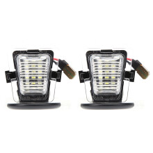 Luce targa compatibile con Jeep Wrangler JK 2007-2018, 18 LED bianco 6000K, 3W