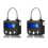 Electronic Timer Lock 130KG Tensile USB Rechargeable 99 Hour 2 Pack Black 1