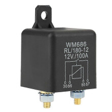 Heavy Duty Car Starter Relay 12V DC 100A 4 Pin Normally Open Dustproof Automotive Battery ON/OFF Control