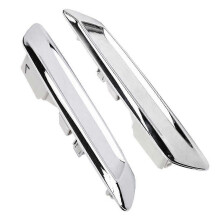 1 pari kromaisia etulokasuojan ulkoreunan listoja, yhteensopiva BMW F10 F11 2013-2016 Sedanin kanssa, osanumero 51137336645 51137336646
