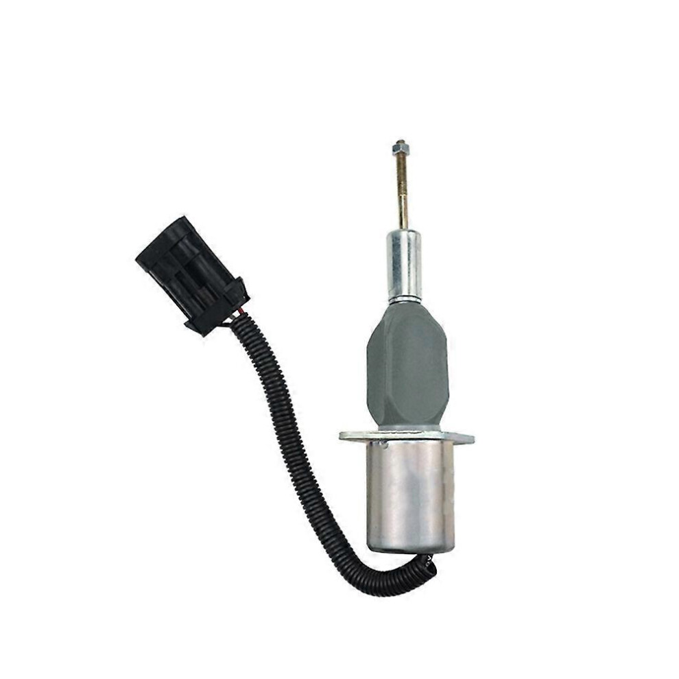 12V Fuel Shutoff Solenoid Compatible With F2nn9d278ba Engine Part No. 87801213 Sa-4161-12 Cross Ref 1751Es-12A6uc4b3s1 6966168141174