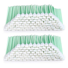 Foam Cleaning Swabs 100 Pack, PP Sponge Double Layer Thickening Lint Free Dust Free for Lab Camera Lenses Optical Equipment Car Vents