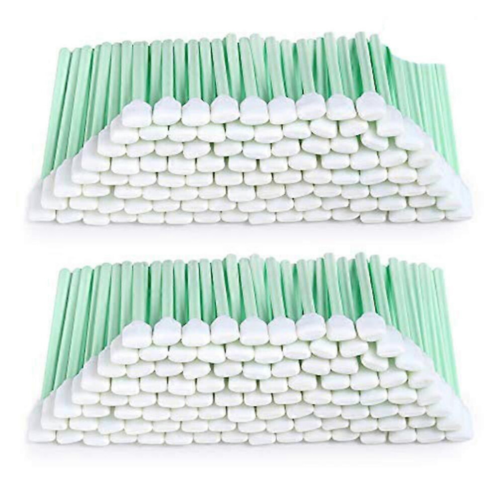 Foam Cleaning Swabs 100 Pack, PP Sponge Double Layer Thickening Lint Free Dust Free for Lab Camera Lenses Optical Equipment Car Vents