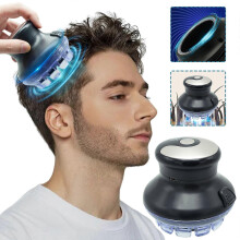 Haartrimmer voor heren, gemaakt van ABS-kunststof, met digitaal display en oplaadbare lithiumbatterij (USB Type-C) voor thuisgebruik en in de salon.