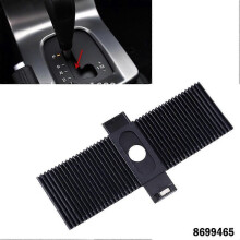 Copertura oscurante per console del cambio compatibile con Volvo C30 C70 S40 V50, in TPE POM nero, ricambio originale 8699465