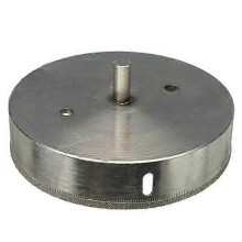 Diamantbohrer-Trepanieraufsatz 125 mm für Nassbohrungen von Keramik-, Glas-, Marmor-, Schiefer- und Porzellanfliesen der Güteklasse 5