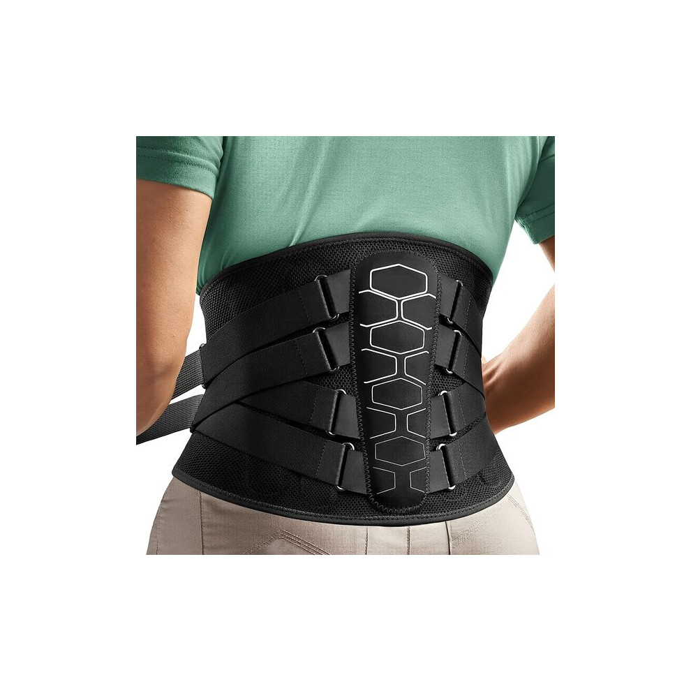 Back Support Belt, Breathable & Comfortable for All-Day Wear, Ideal for Sitting & Exercise