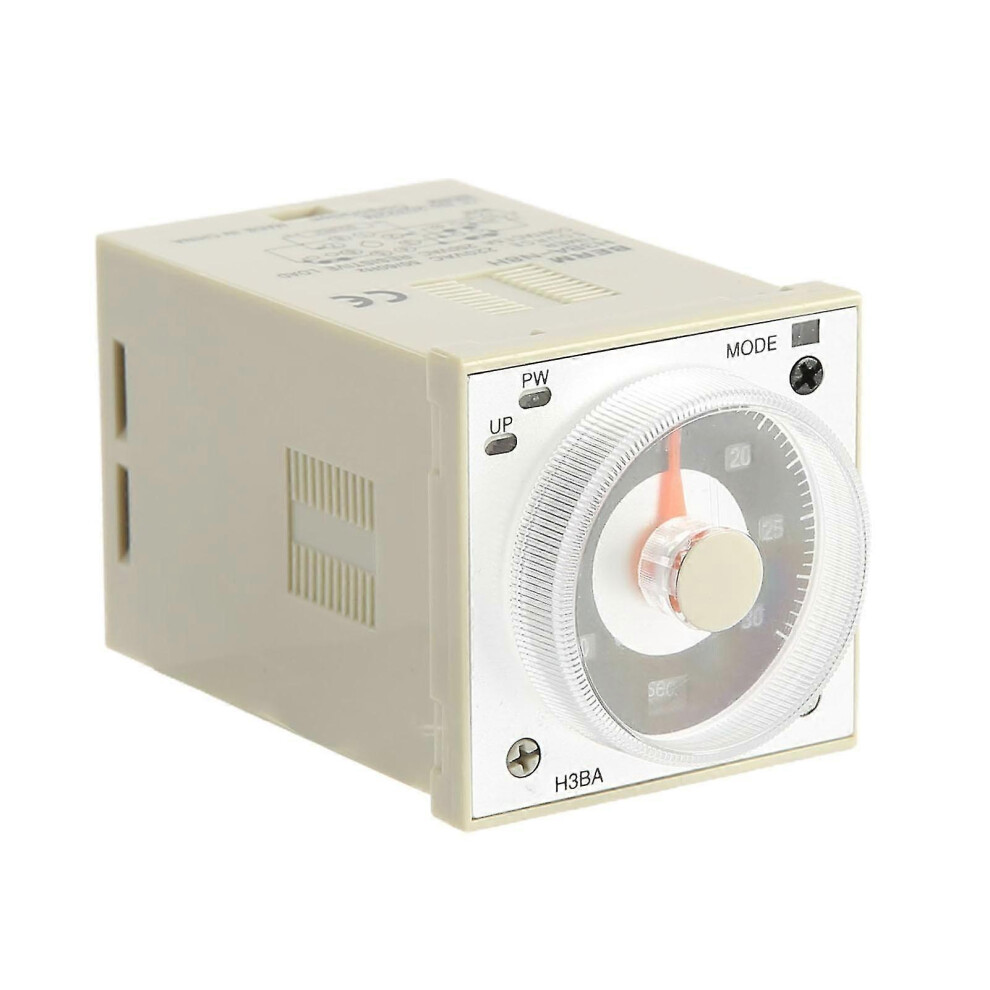 H3ba-N8h Time Relay 220V Ac, 1.2S-300H Delay Timer, Industrial Automation Fireproof Abs Component 6966168002192