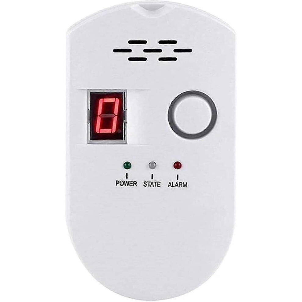 Gas Leak Detector For Methane, Propane, Butane With 85Db Audible Alarm & Digital Display For Kitchen, Restaurant, Hotel 6966168006824