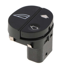 Window Switch Compatible with Ford Fiesta Mk5 Mk6 Mk6.5 Puma Transit KA, Front Passenger Side, Plastic Housing for Window Control