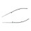 Rear Bumper Moulding Trim Strip, Silver Plastic, Compatible with Mercedes B-Class W246 2012-2014 1