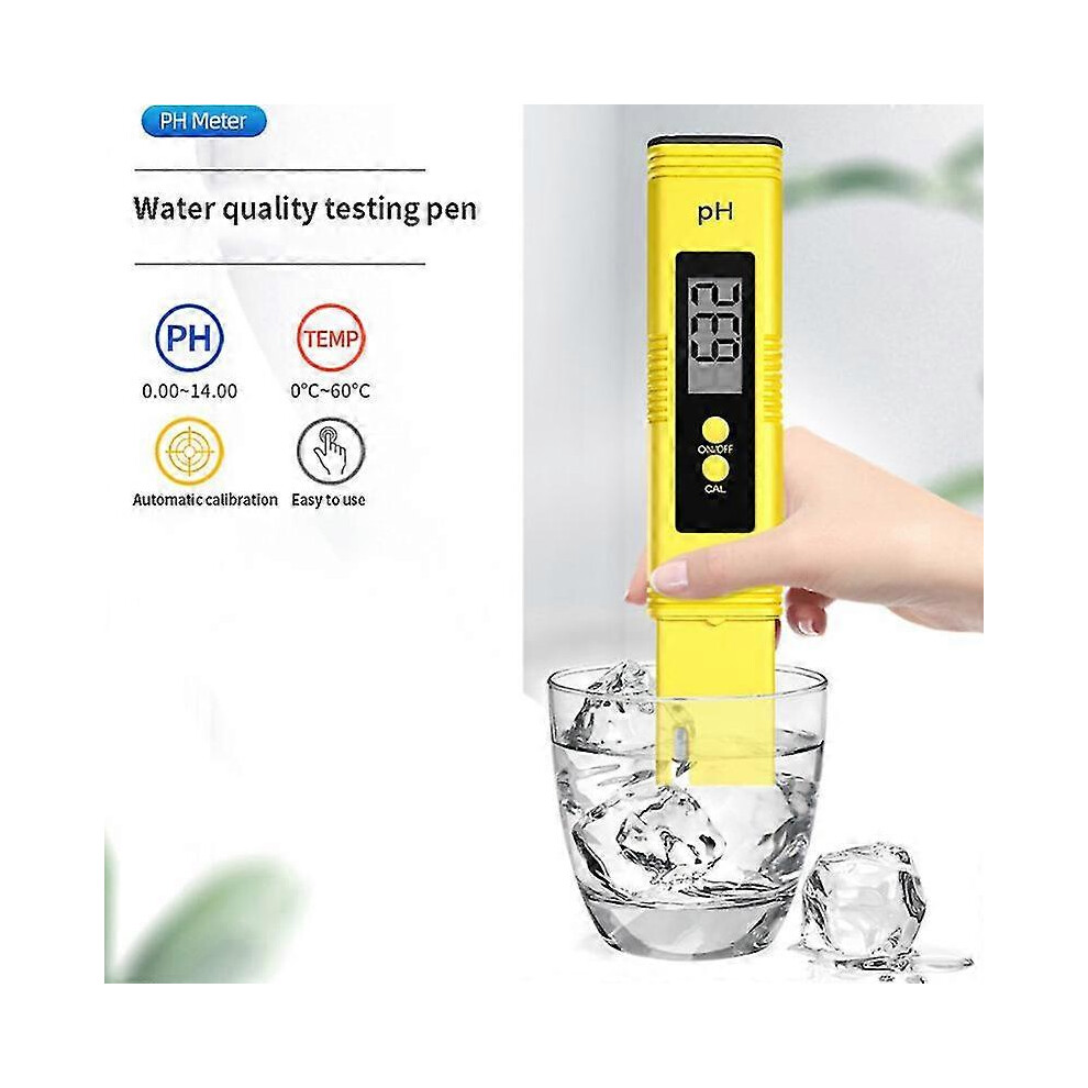 Digital Ph Meter 0.01 Accuracy Automatic Calibration Portable Lcd Display For Aquarium Water Quality Testing 6966168124320