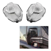 Sivupeilin vilkun linssisuojus yhteensopiva Ford Transit Custom Tourneo 2012+ musta läpinäkyvä ABS