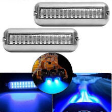 Ultrahelle 42-LED-Unterwasserleuchte, IP68 wasserdichte Bootsheckleuchte, 12 V Gleichstrom, geringe Wärmeentwicklung, Marinebeleuchtung für Schiffe