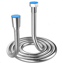Flexible de Douche 2m Acier Inoxydable Raccord Laiton Anti-éclatement Universal G1/2 Haute Pression
