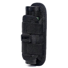Taktische Taschenlampentasche mit 360-Drehung für sichere Aufbewahrung und freihändigen Zugriff, verstellbarer Hüftgurt für Outdoor-Aktivitäten